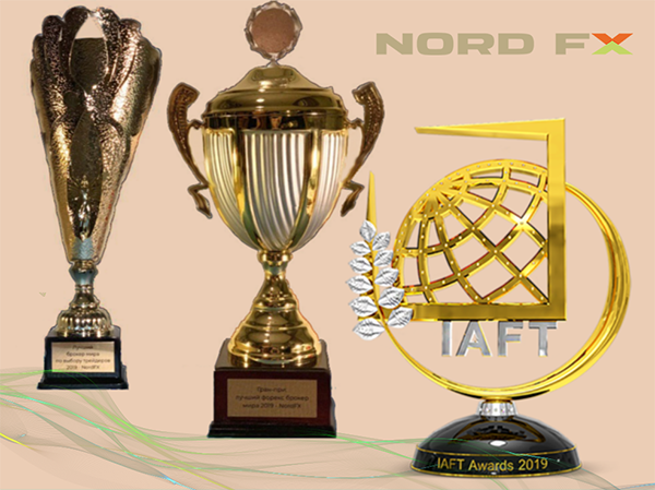 NordFX公司已荣获各类专业级奖项50座1